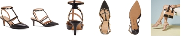 INC International Concepts Carma Pointed Toe Studded Kitten Heel Pumps, Created for Macy's
